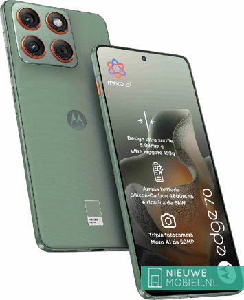 Motorola Edge 70 Pantone Lily Pad Nieuwemobiel Exclusive