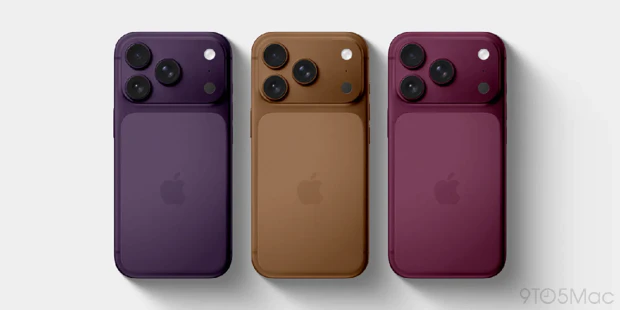 iPhone 18 Pro rumored colors via 9to5mac