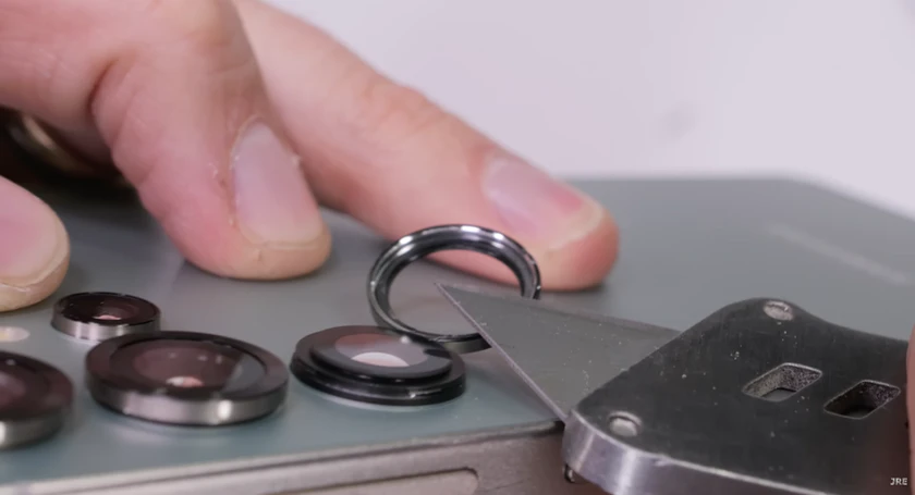 Jerryrigeverything s25 ultra test camera rings
