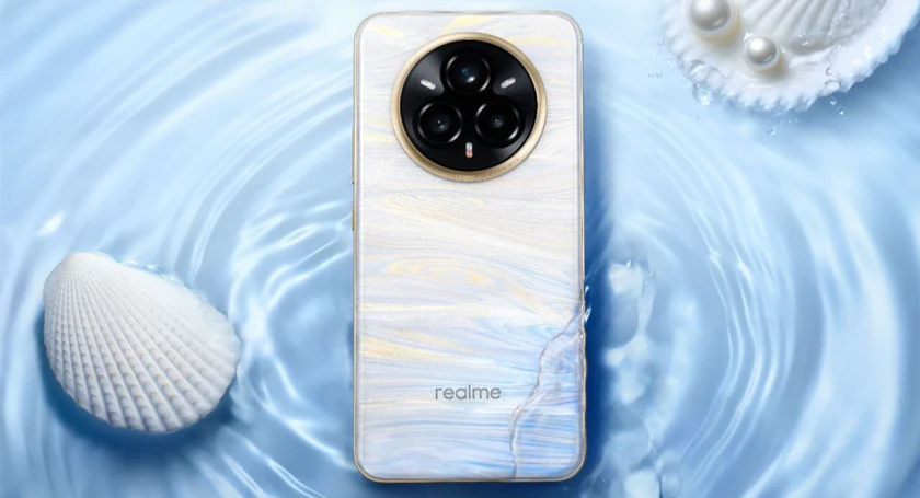 Realme 14 pro color changing rear