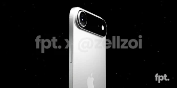 Apple iPhone 17 Air rear side view render by FPT