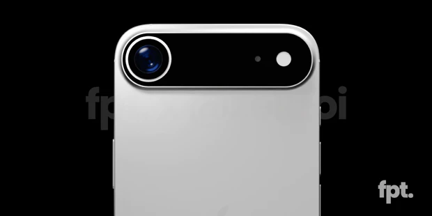 Back of the Apple iPhone 17 Air render by FPT