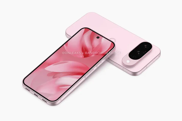 First Google Pixel 10 render by @Onleaks and AndroidHeadlines