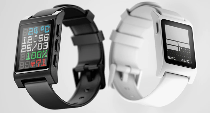 New pebbleos smartwatches announced