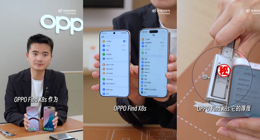 Oppo find x8s video hands on
