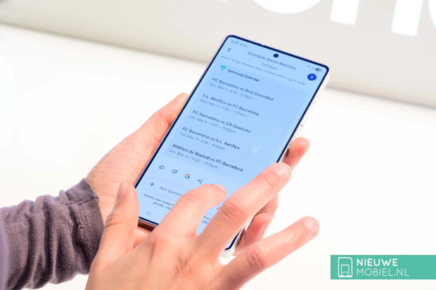 Samsung Galaxy S25 Ultra being used