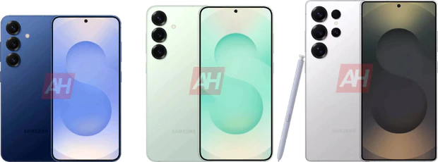 Samsung Galaxy S25 Series official renders by Android Headlines