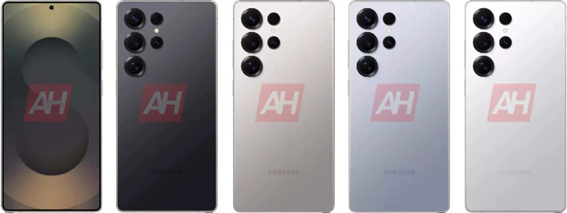 Samsung Galaxy S25 Ultra full renders