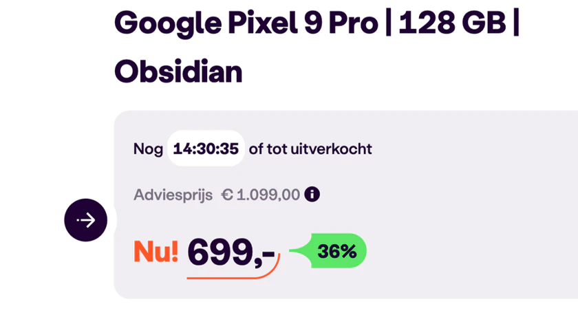 Google pixel 9 pro ibood deal