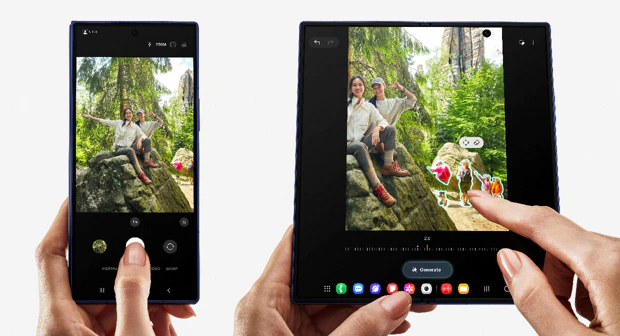 Samsung Galaxy Z Fold 7 dun design en groot binnenscherm