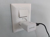 Samsung charger plugged in