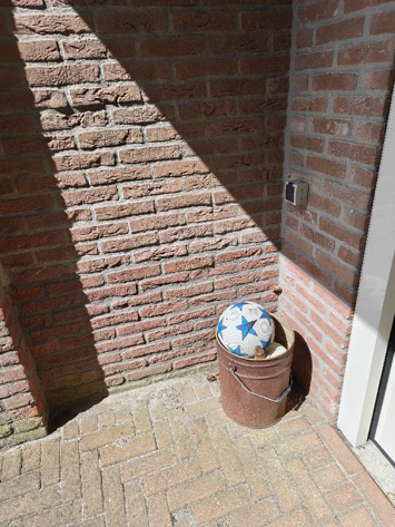 Voorbeeld camerafoto Oppo Find N6 - voetbal Voorbeeld camerafoto Oppo Find N6 - voetbal
