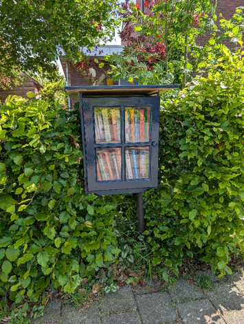 Voorbeeld camerafoto Google Pixel 10 Pro - mini bibliotheek