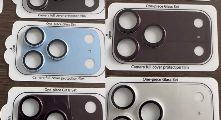 Gelekte iphone 18 pro camera lens protector via yeux1122