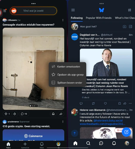 Oppo Find N6 screenshots multi-window