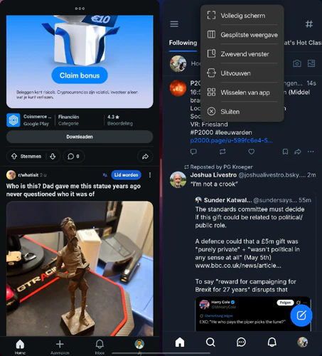 Oppo Find N6 screenshots multi-window