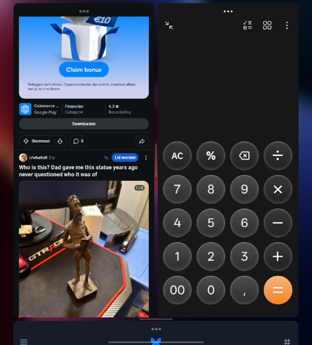 Oppo Find N6 screenshots multi-window