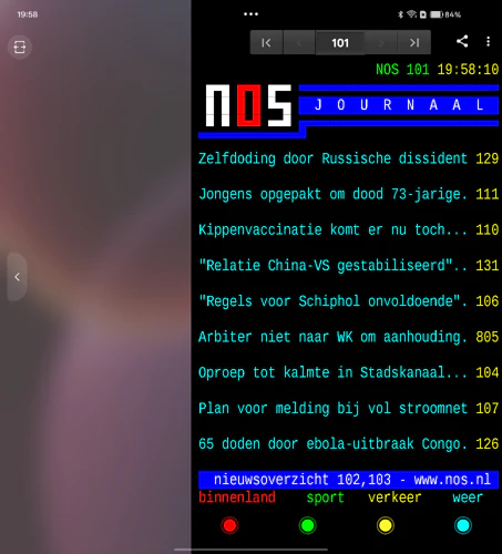 Oppo Find N6 screenshots binnenste scherm - app weergavegrootte