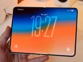 Apple iphone fold ultra unfolded in hand