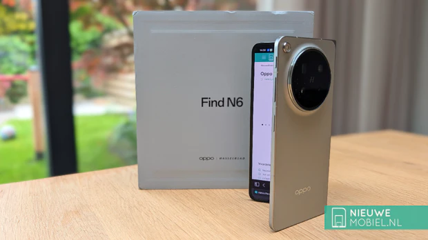 De Oppo Find N6 met doos in voor review