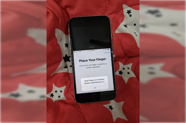 Touch ID vingerafdrukscanner iPhone SE