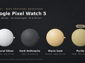 Google pixel watch 5 color leak