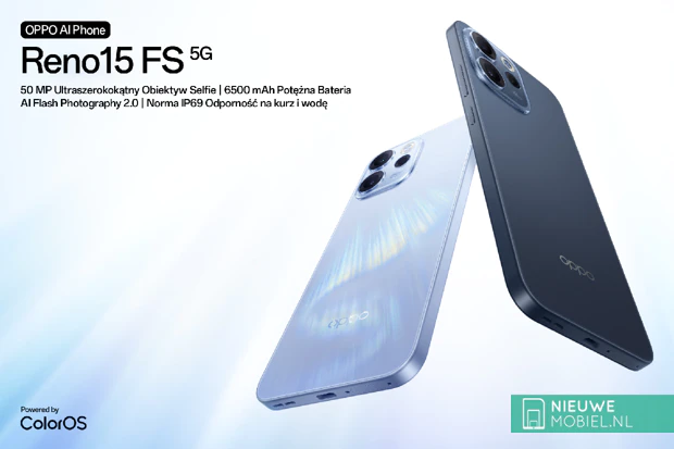 De Reno15 FS 5G op de Poolse website van Oppo
