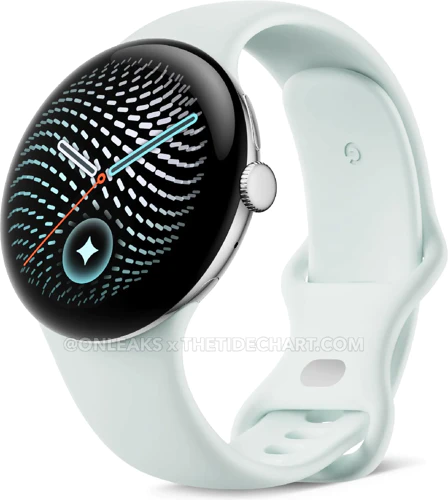 Pixel Watch 5 Pyrite Olive Green via Onleaks