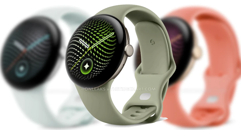 Google pixel watch 5 color leak van onleaks