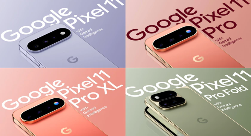 Google pixel 11 series marketing material by evan blass