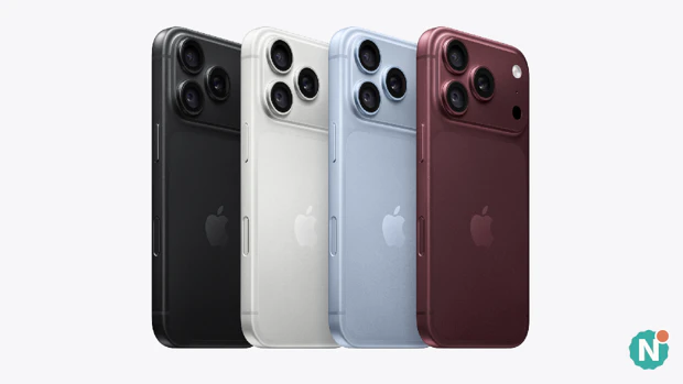 Apple iPhone 18 Pro in vier beschikbare kleuren: zwart, zilver, blauw en rood Apple iPhone 18 Pro in vier beschikbare kleuren: zwart, zilver, blauw en rood