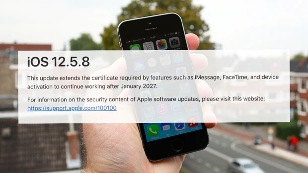 Apple brengt iOS update uit voor iPhone 5s uit 2013 Apple brengt iOS update uit voor iPhone 5s uit 2013