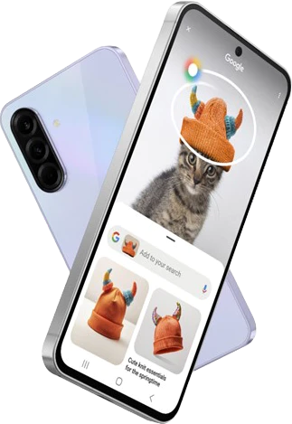Twee goedkope Galaxy-smartphones uit de Samsung A-serie naast elkaar