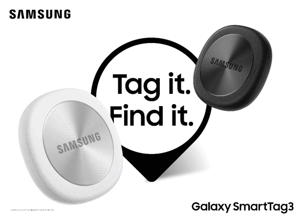 Samsung Galaxy Smarttag 3 komt in 2 kleuren: wit en zwart Samsung Galaxy Smarttag 3 komt in 2 kleuren: wit en zwart