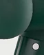 Close-up of the green Fairphone Fairbuds 2 with a stem that appears to consist of two parts