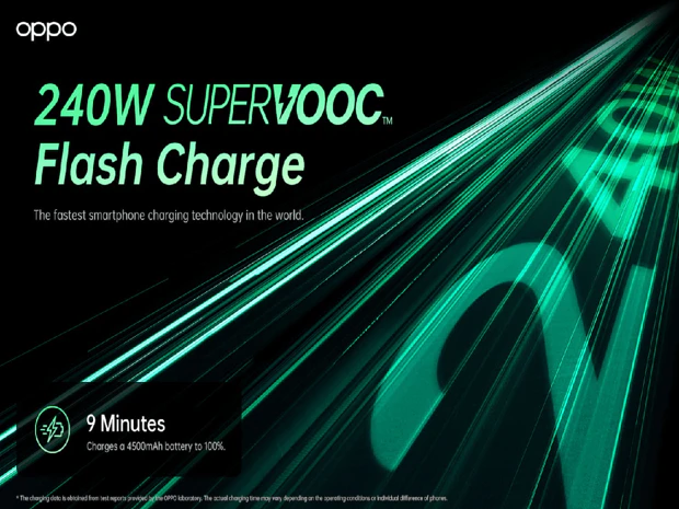 Oppo 240W SuperVOOC Flash Charge Oppo 240W SuperVOOC Flash Charge
