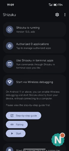 Screenshot Xiaomi 18 Pro Shizuku Screenshot Xiaomi 18 Pro Shizuku