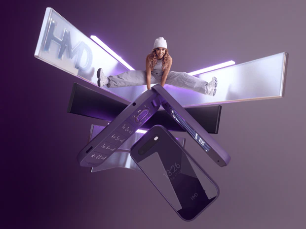 Featurephone som vikbar telefon Featurephone som vikbar telefon