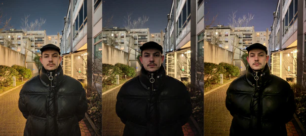 Vergelijking nachtportret tussen Xiaomi 17 Ultra, 15 Ultra en iPhone 17 Pro