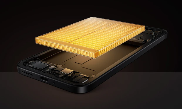 Batterij binnenin de huidige Xiaomi 15T