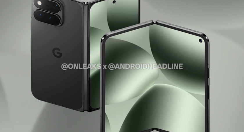 Google pixel 11 pro fold first render leaked onleaks androidheadlines