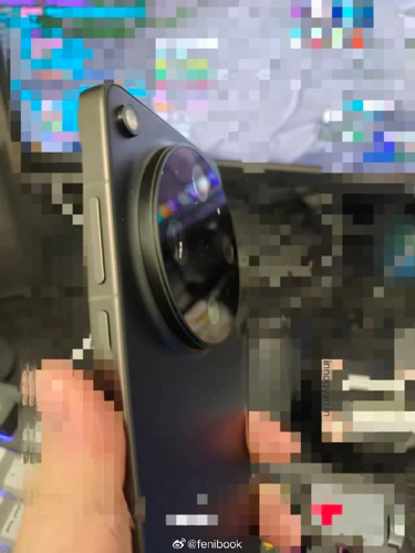 Back of Oppo Find X9 Ultra with close-up of the camera module