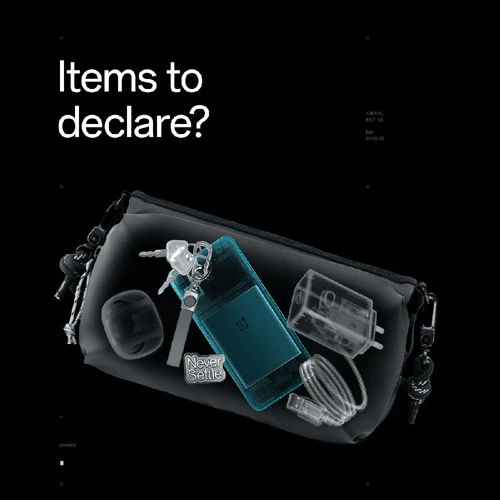 Röntgenopname van OnePlus Nord 6 chassis met zichtbare batterij en interne componenten