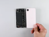 Apple iphone 16e met 17e achterkant voor magsafe ondersteuning