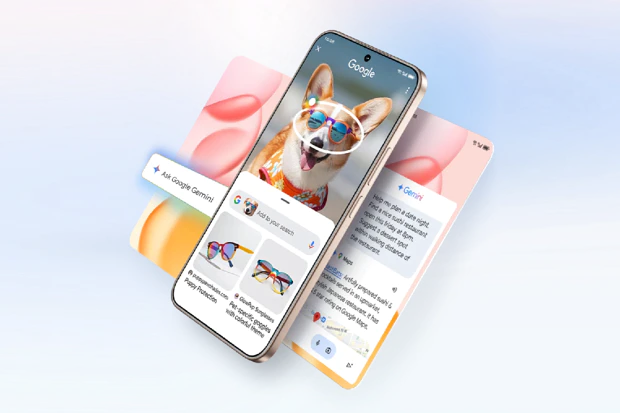 Honor Magic telefoon scherm met Google Gemini