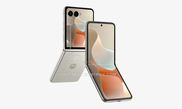 Motorola razr 70 ultra CAD renders desde varios ángulos en versión metálica