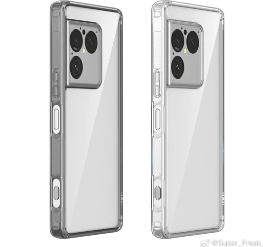 Witte Sony Xperia 1 VIII van voor en achter