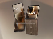 Motorola razr 70 ultra press render in pantone cocoa wood by androidheadlines