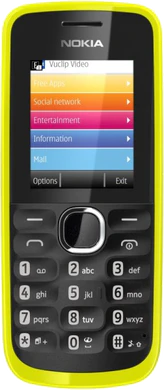1200 Nokia 110 lime grön front