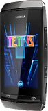 1200 Nokia Asha 306 dark grå tetris